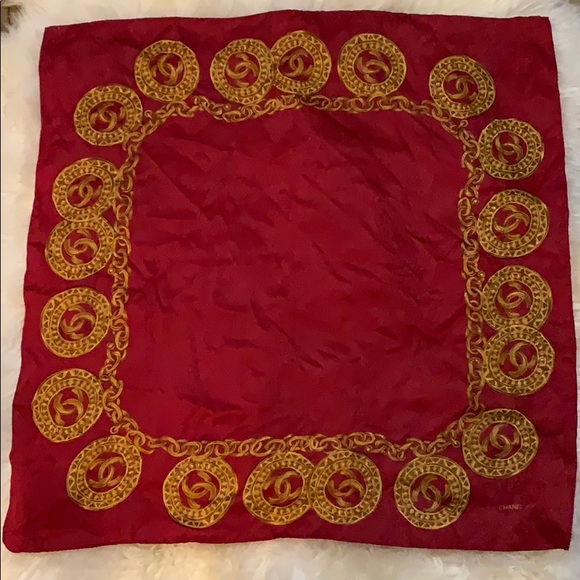 Chanel Silk Scarf - Picture 1 of 4